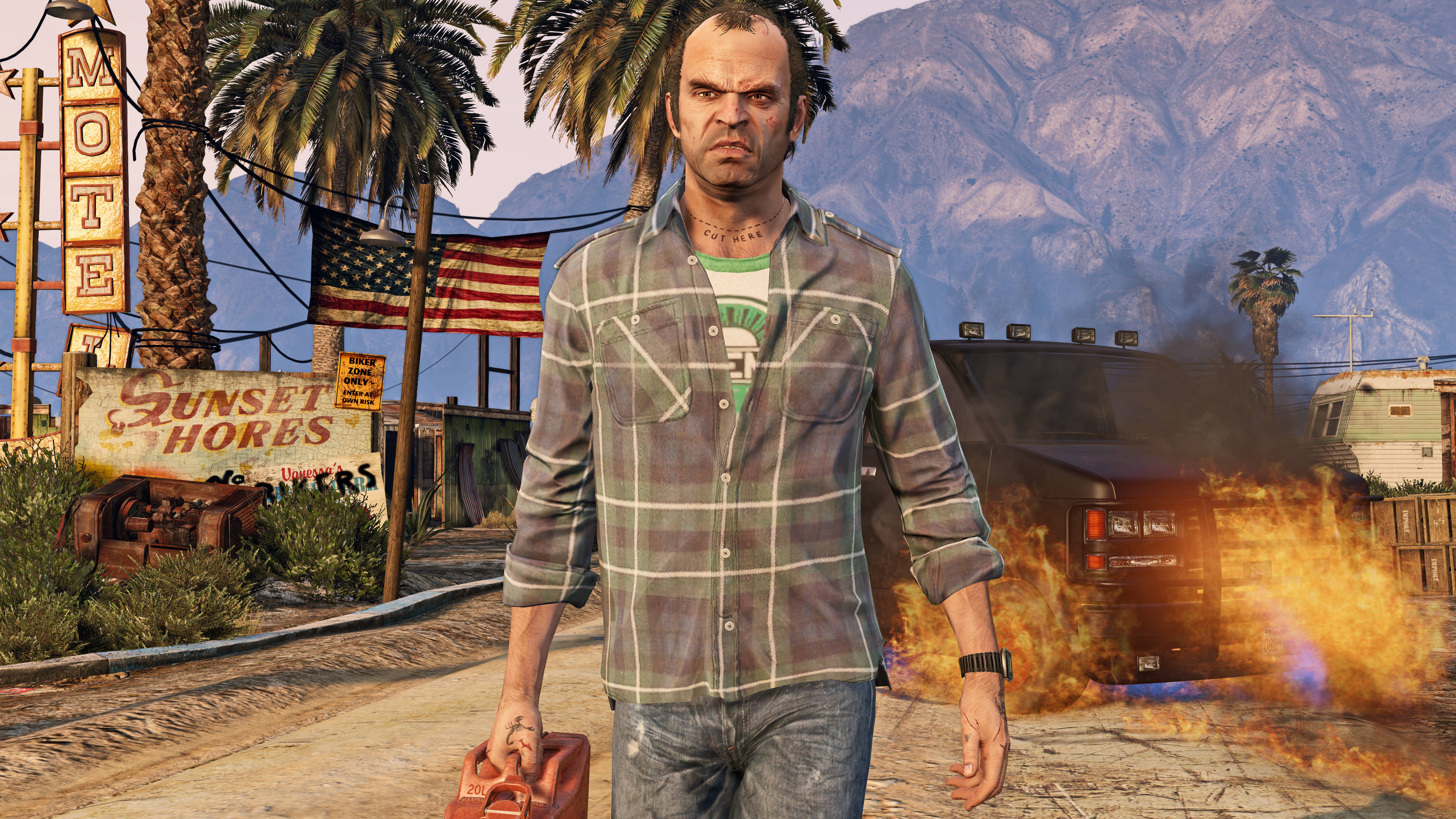 مشية GTA الرائعة بعيدًا خلفية