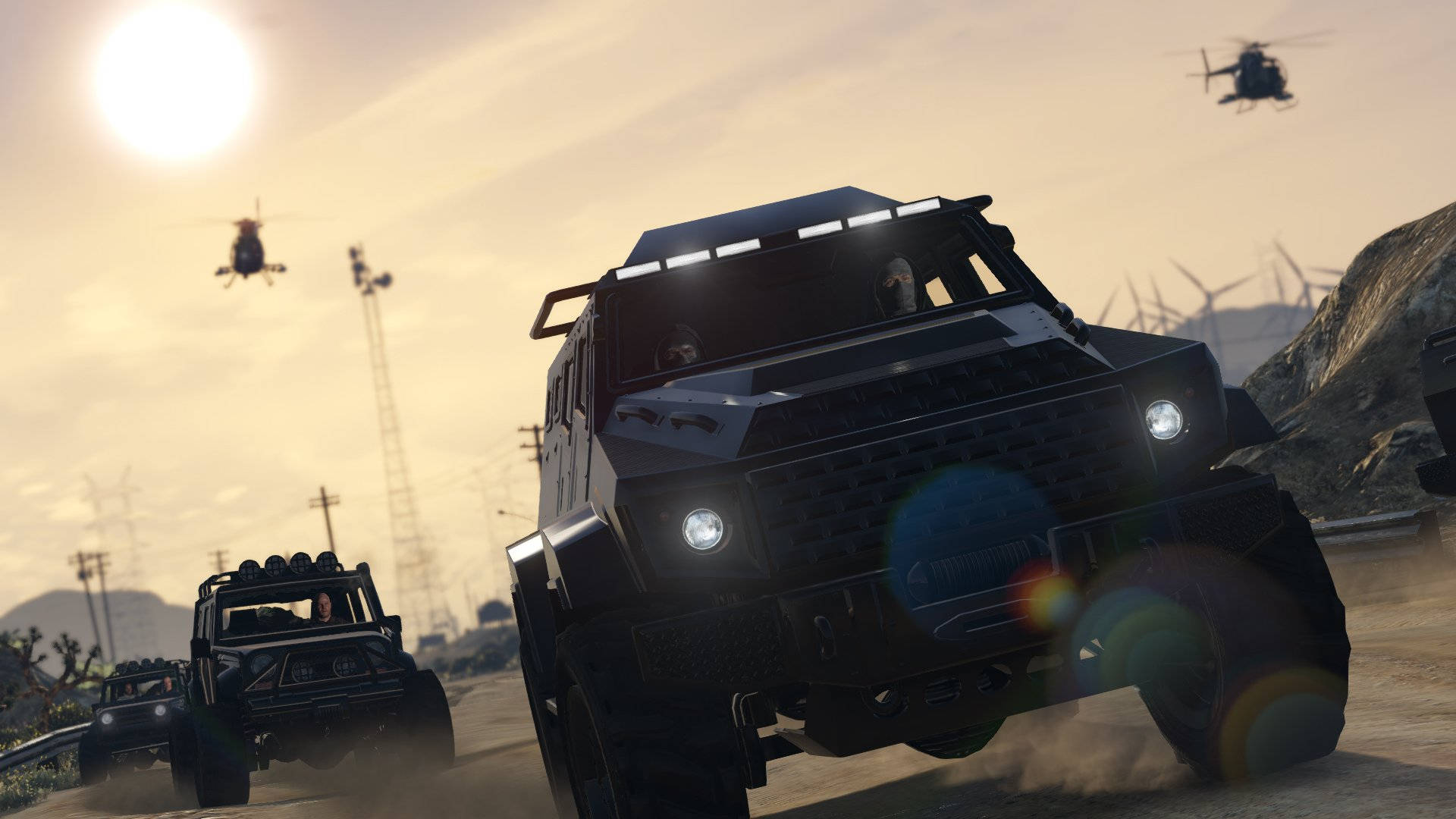 قافلة GTA الرائعة خلفية