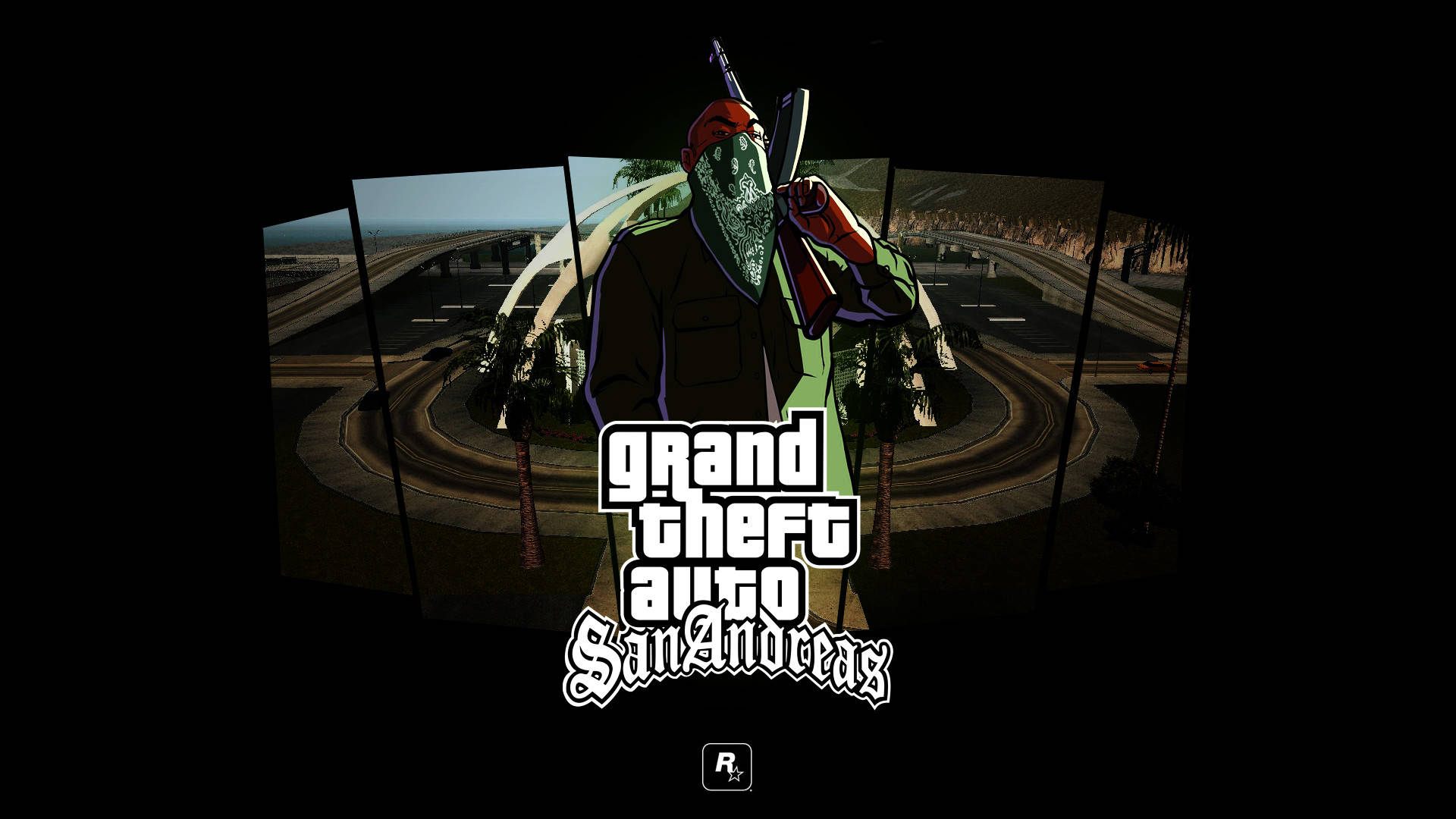 لعبة GTA SA بدقة 4K خلفية
