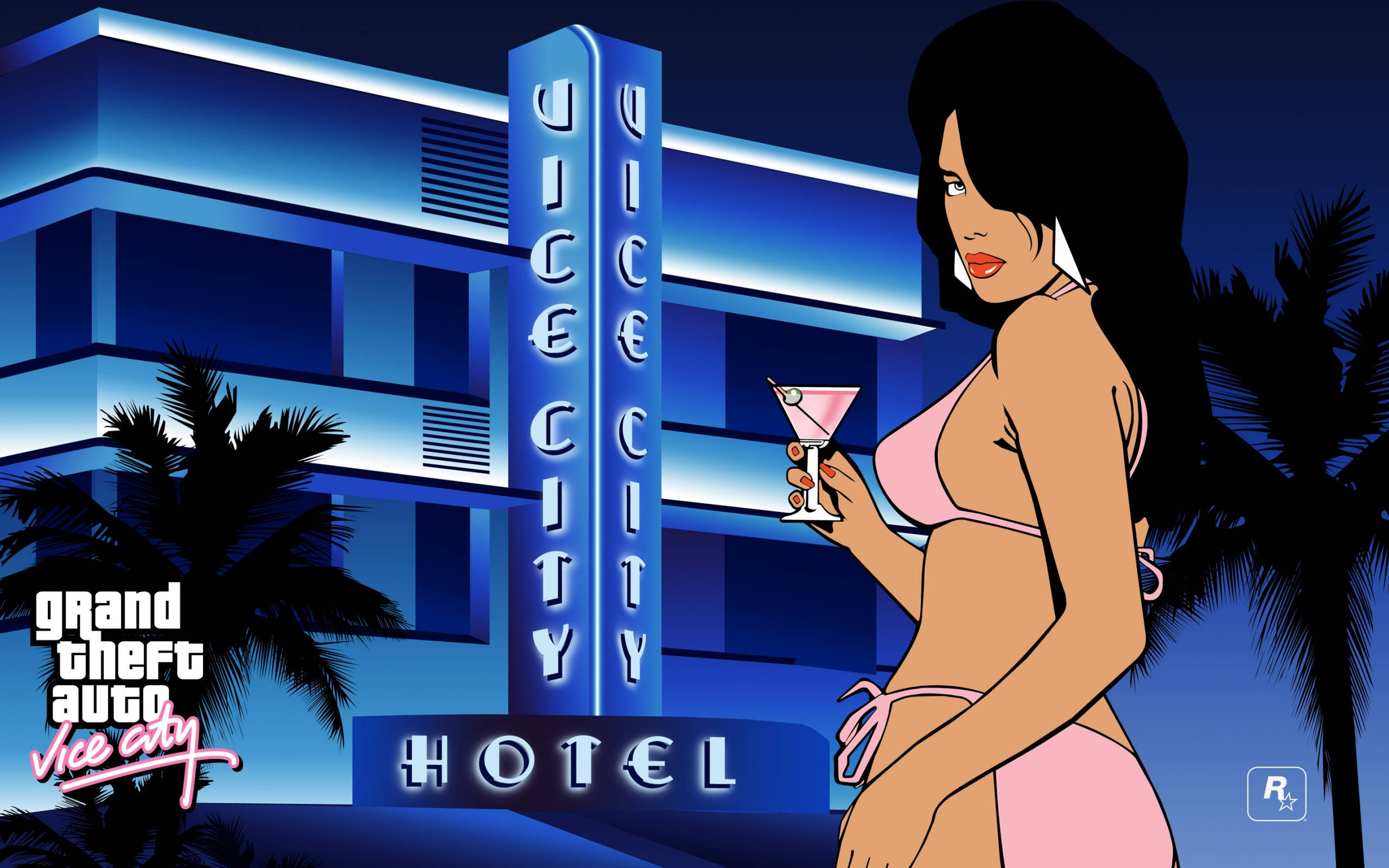 فتاة غلاف GTA Vice City ميستي خلفية