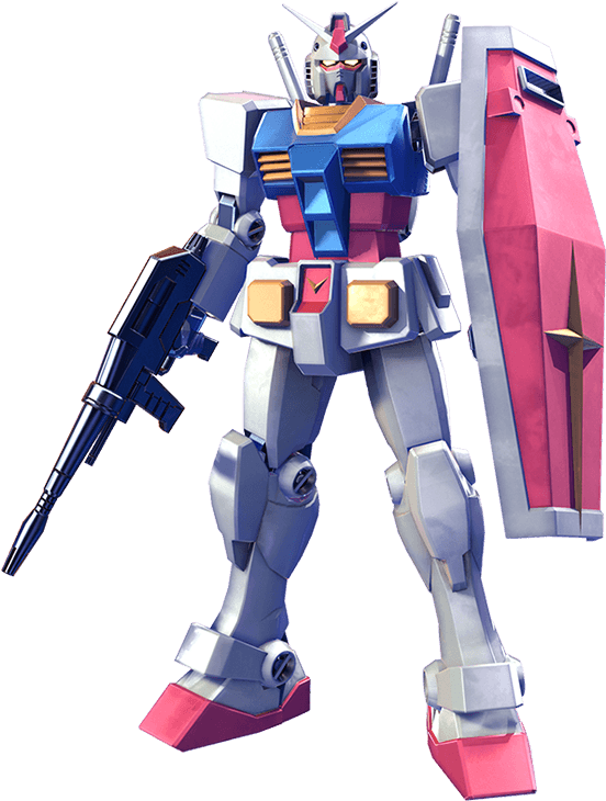 وقفة جانبية لـ Gundam RX-78-2 خلفية