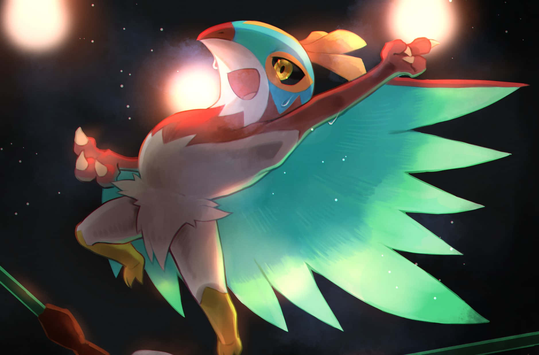 Hawlucha في ساحة القتال خلفية