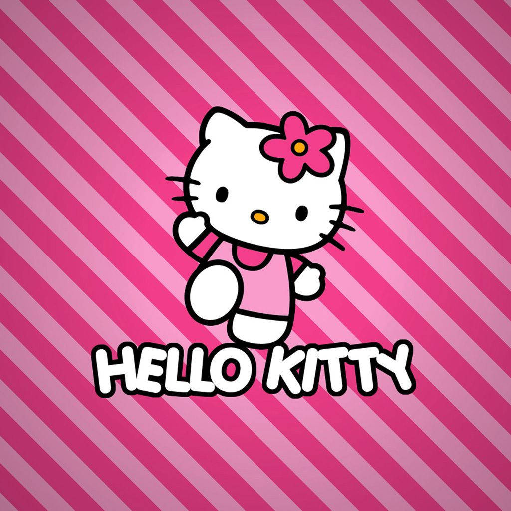 Hello Kitty لطيف لأيباد خلفية