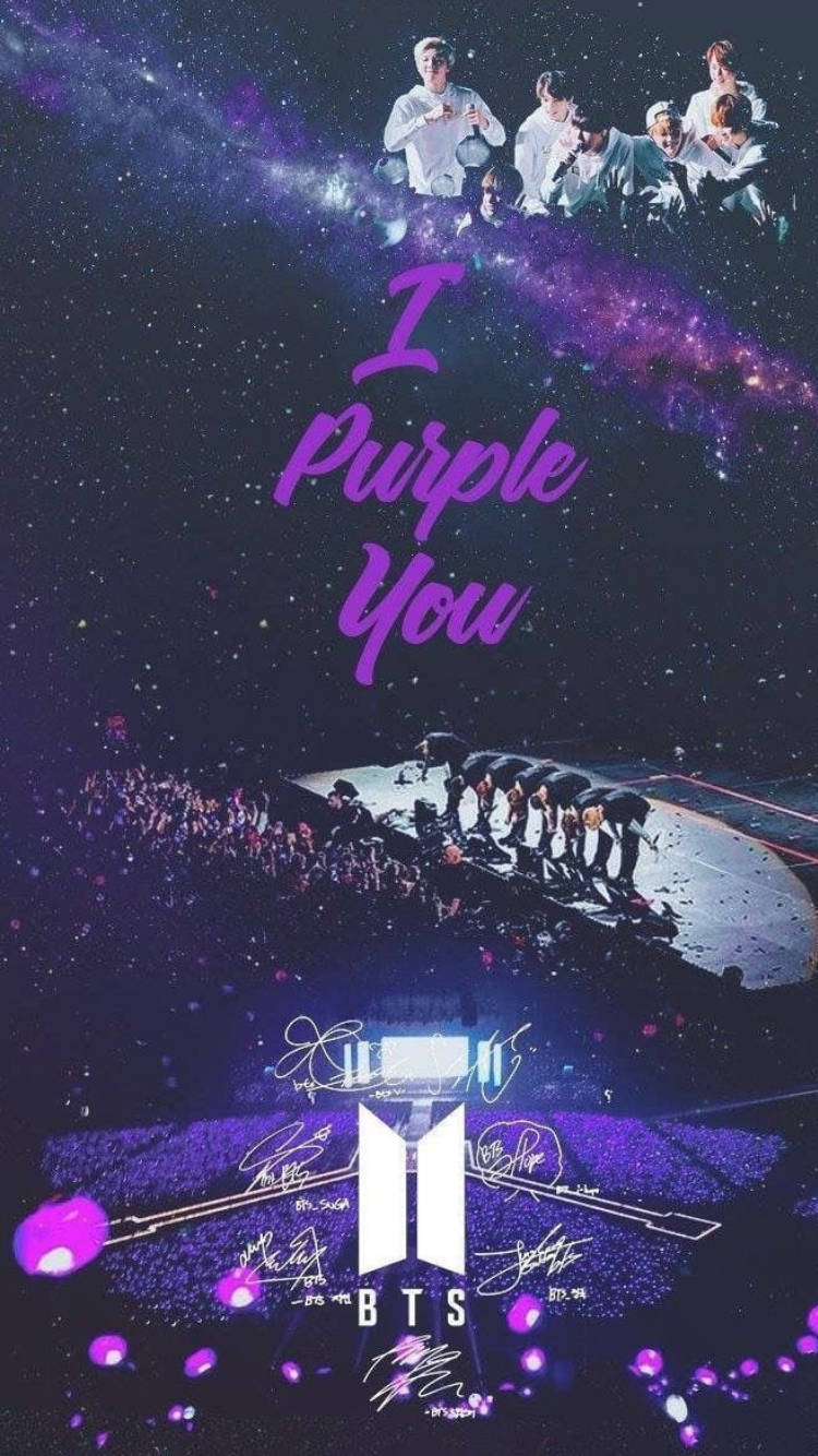 ملصق حفل I Purple You خلفية