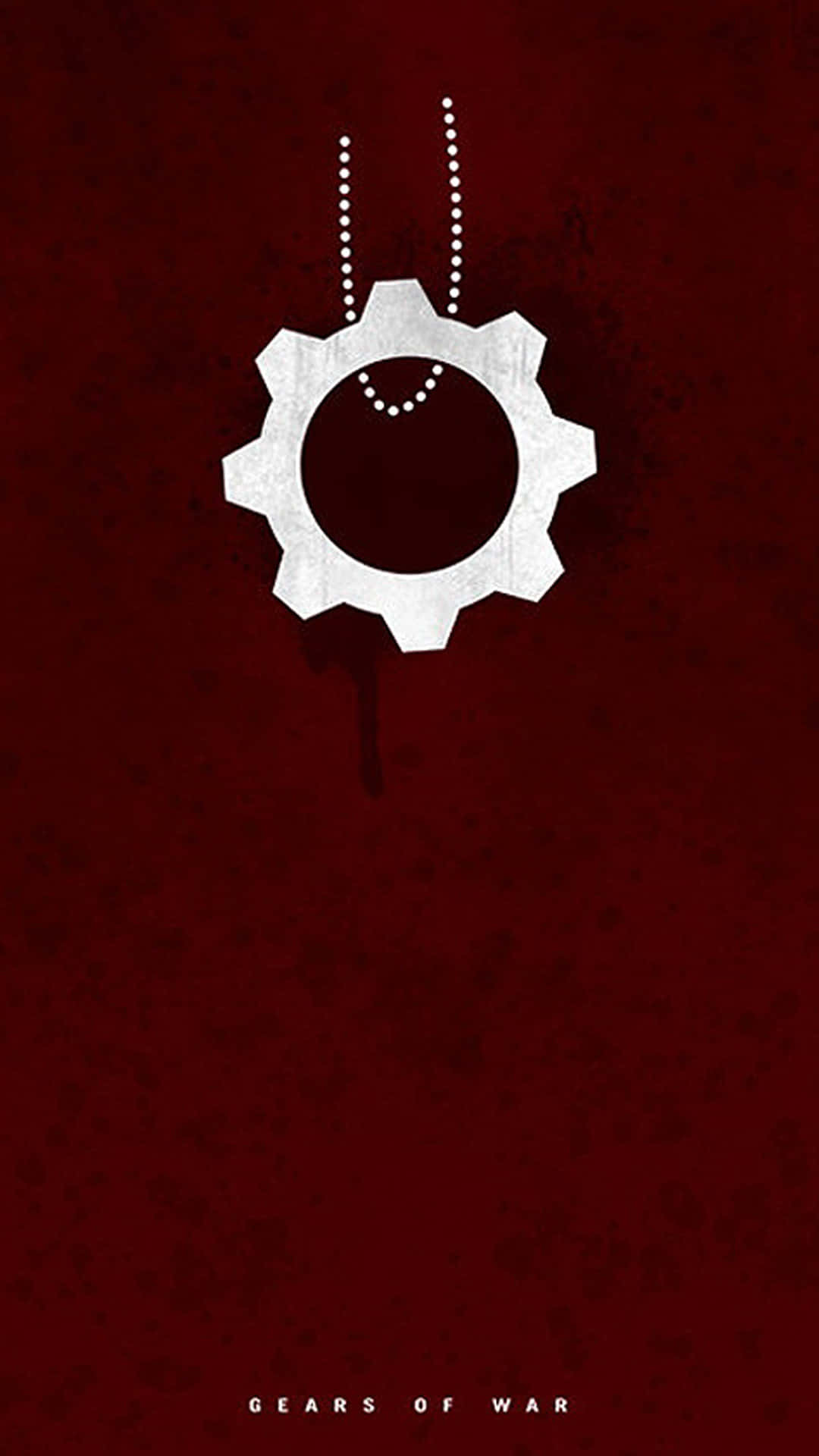 قلادة ترس متدلية خلفية iPhone XS Gears Of War 5 خلفية