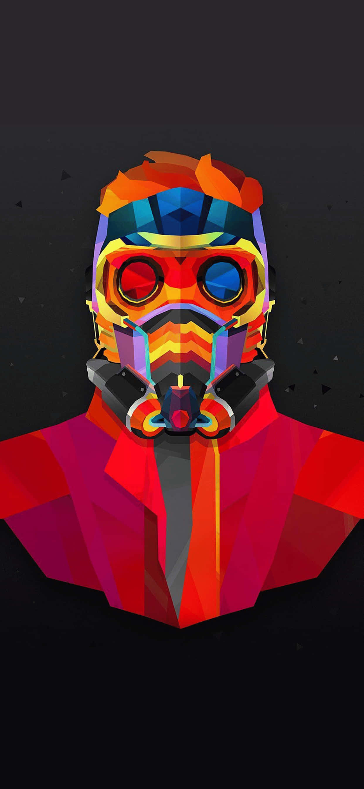خلفية iPhone XS Max لشخصية Star Lord من Guardians of the Galaxy مارفل خلفية