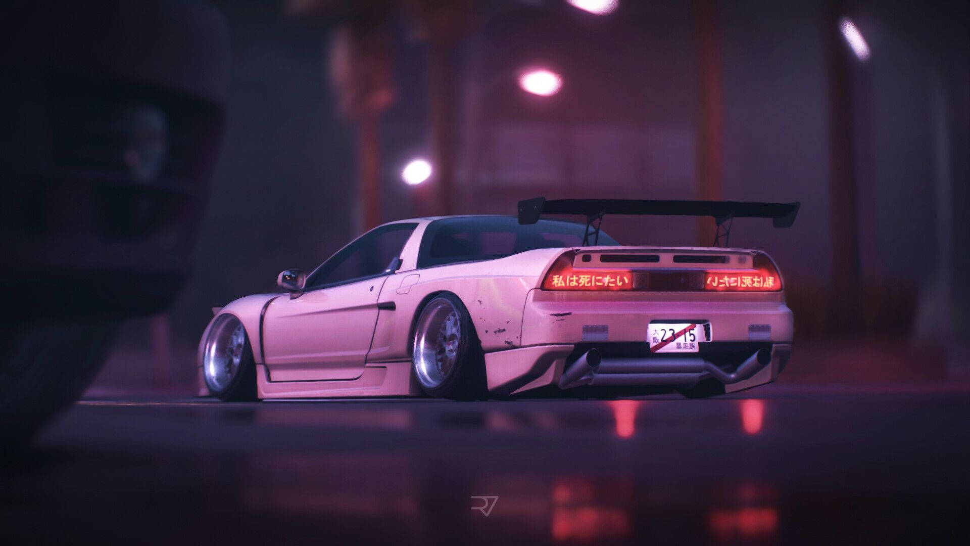 جمالية JDM لأكورا NSX خلفية