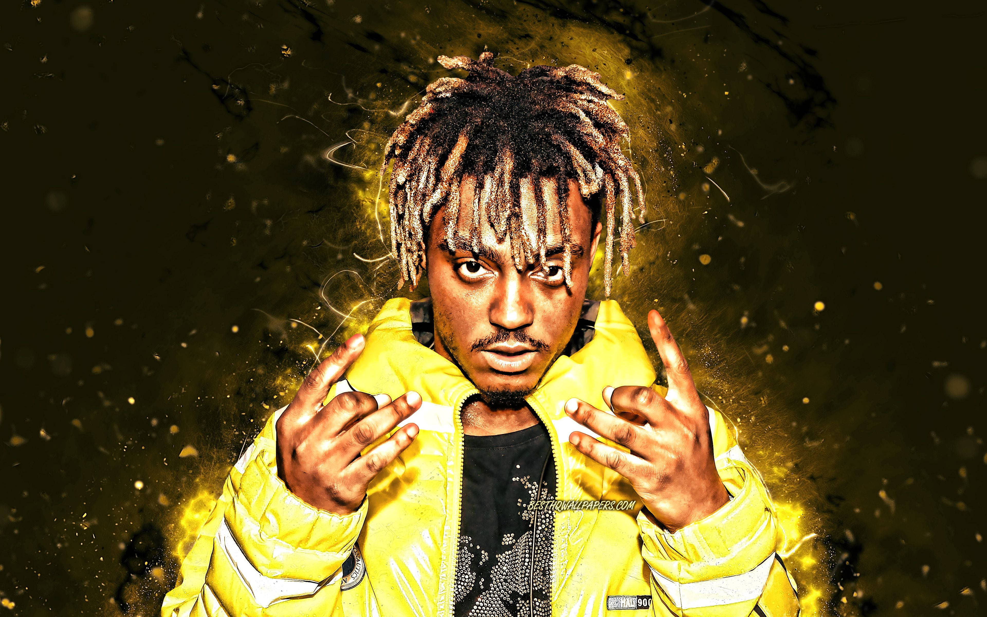 Juice Wrld أصفر تعديل معجب 4K خلفية