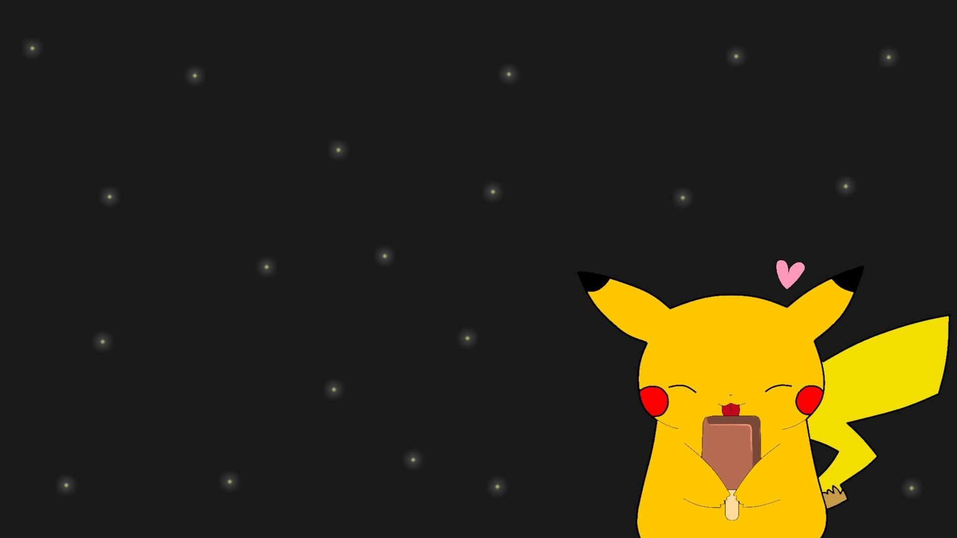 بيkachu يمرح في أشعة الشمس خلفية