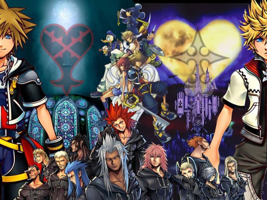 عرض شعار Kingdom Heart خلفية