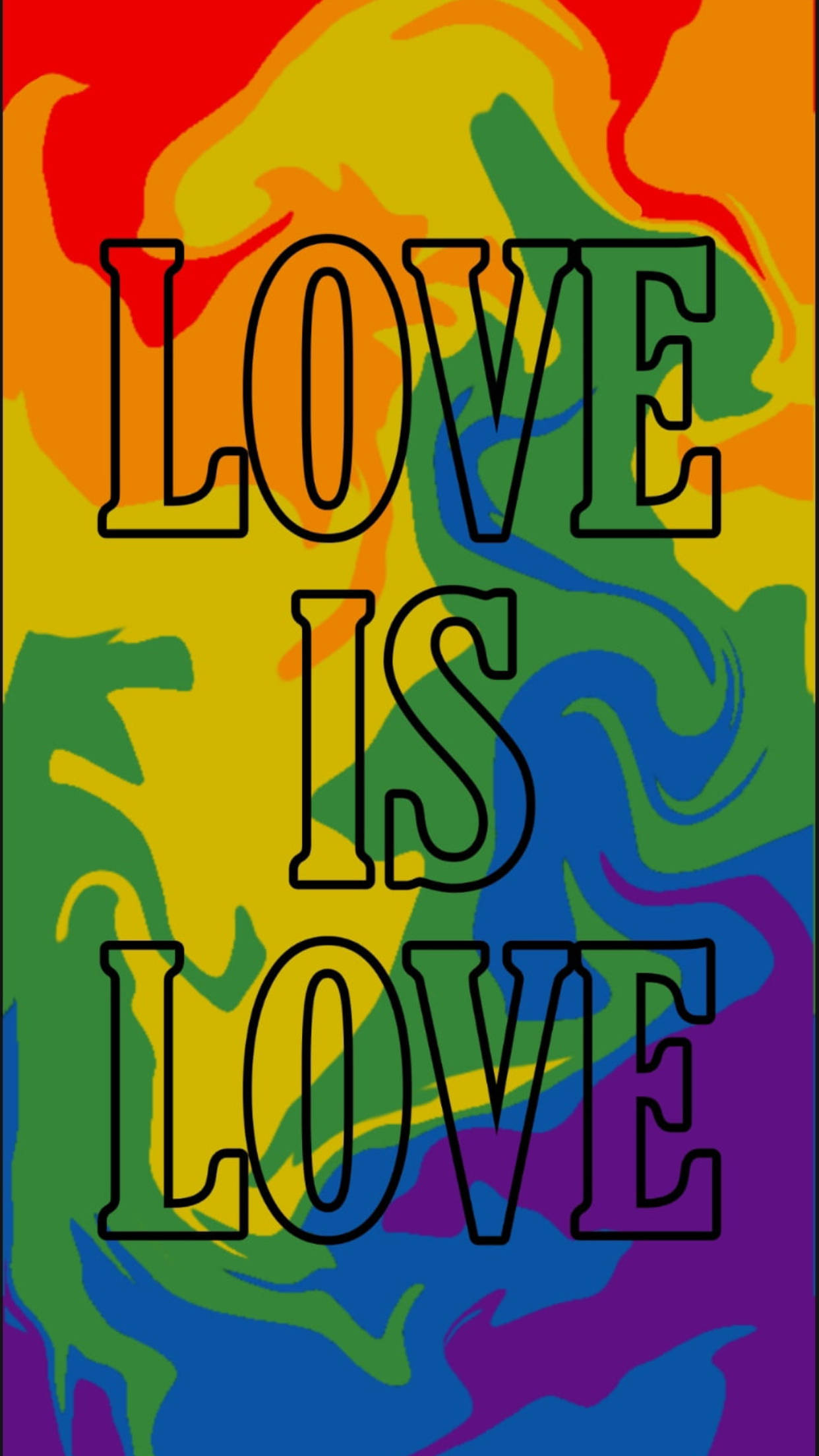 حب مجرد حب هو حب LGBT هاتف خلفية