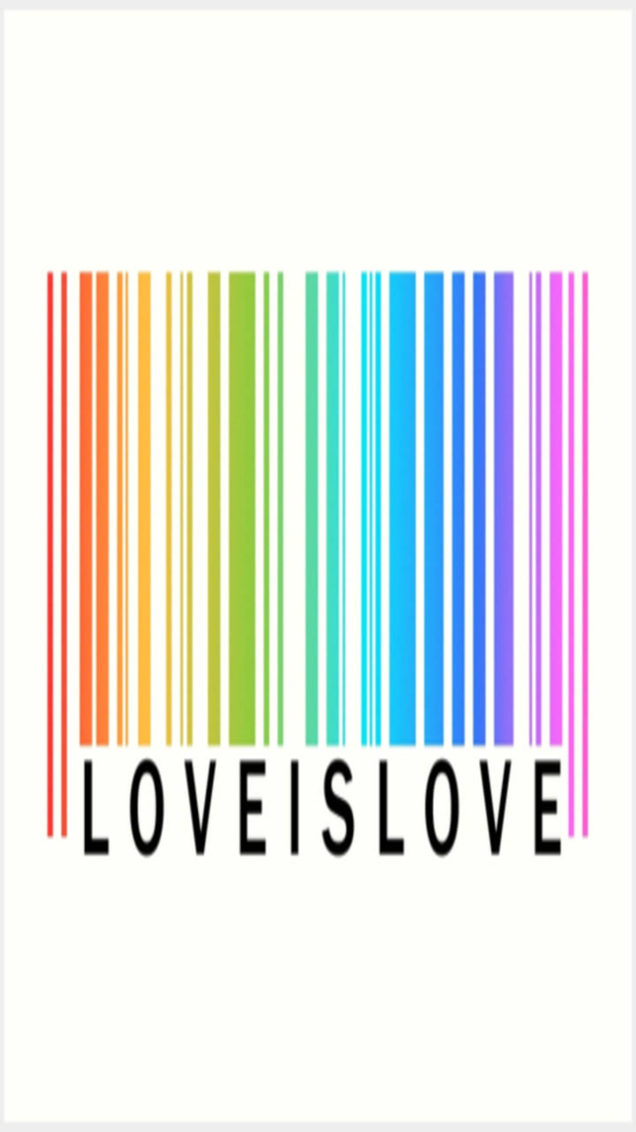 شريط ملون LGBT للهاتف خلفية