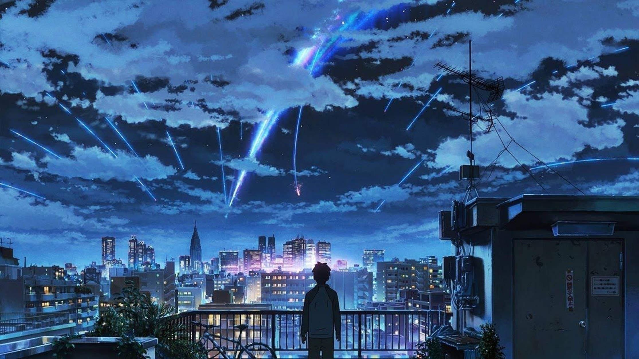 غلاف أنمي Lo Fi من فيلم اسمك خلفية