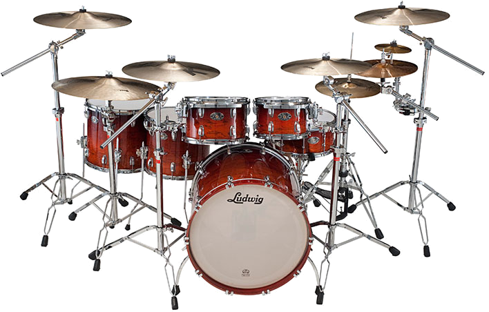 طقم درامز احترافي Ludwig Kit خلفية