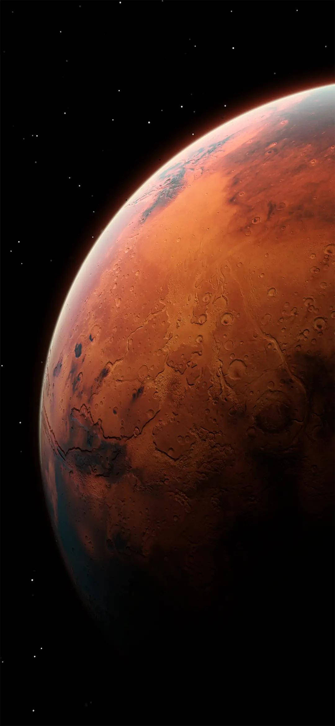 كوكب أحمر كبير MIUI خلفية