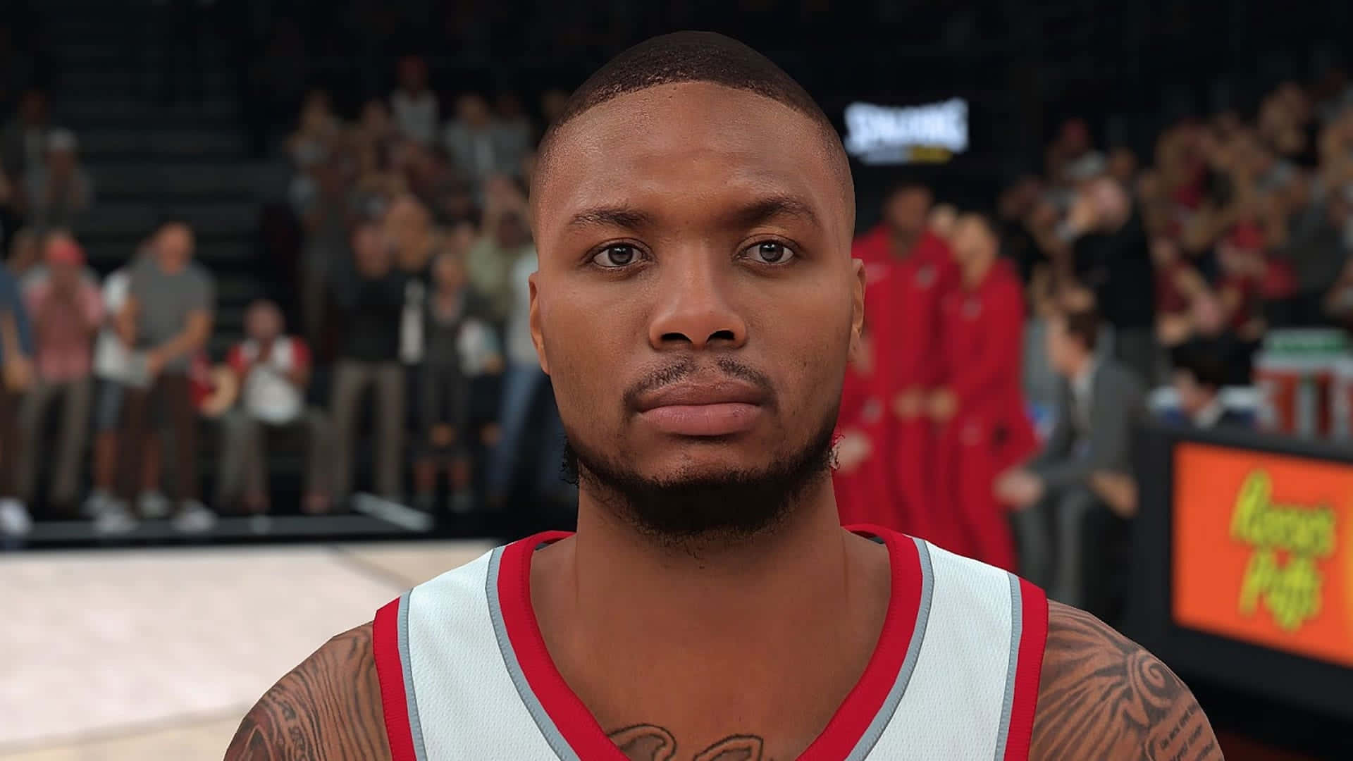 شخصية لعبة فيديو داميان ليلارد من NBA 2K21 خلفية
