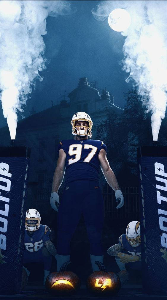 دخول جوي بوسا لمباراة NFL خلفية