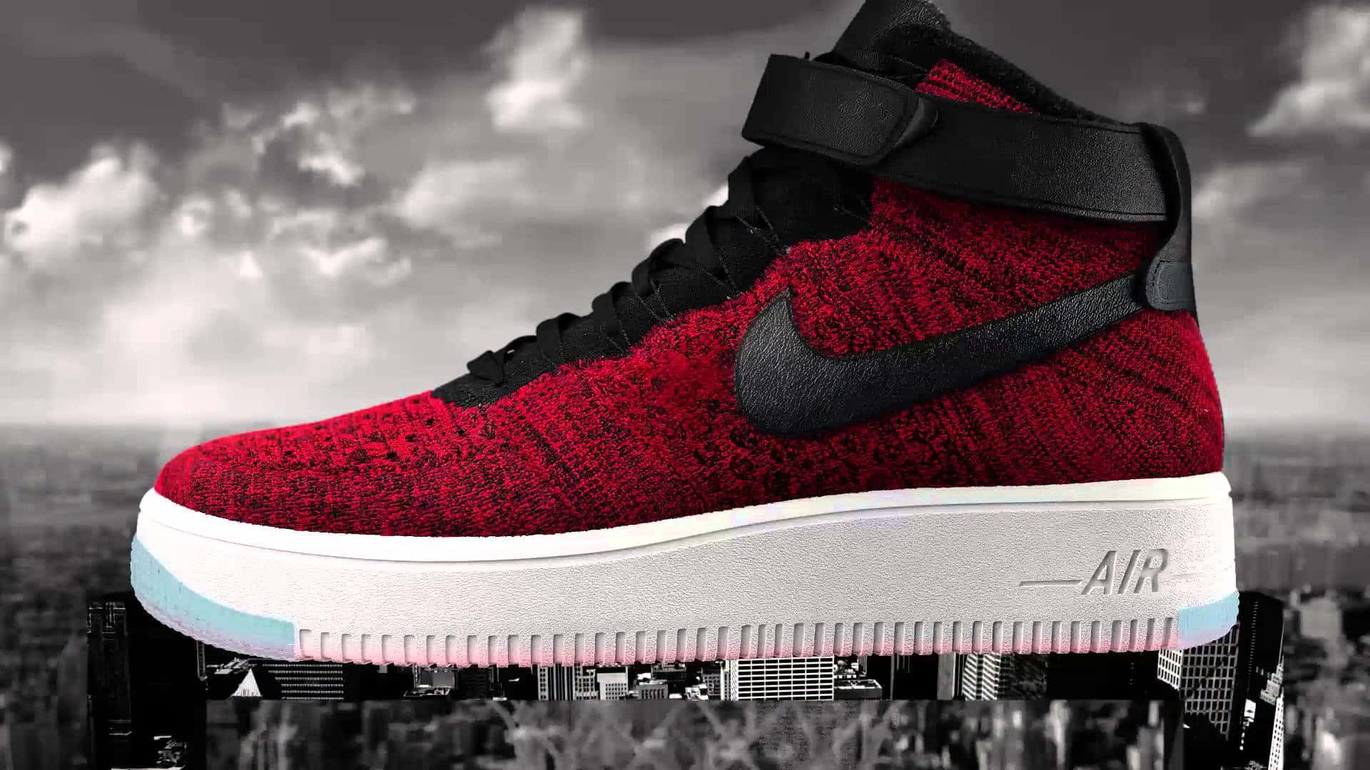 أطلق العنان لأناقتك مع حذاء Nike AF1 الرياضي خلفية