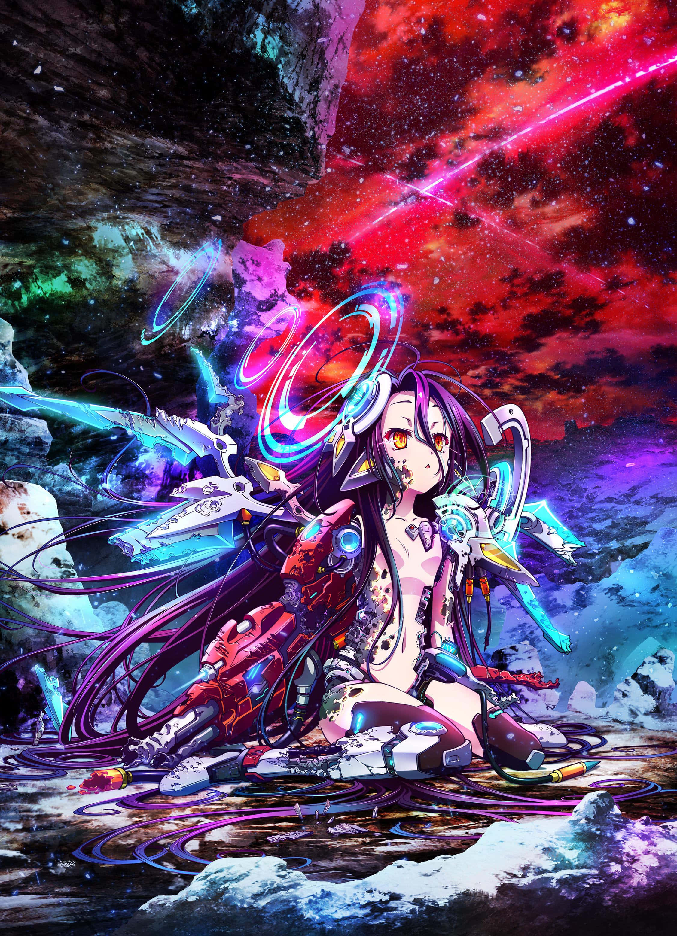 عالم No Game No Life الجميل، حيث يمكن أن يحدث أي شيء. خلفية