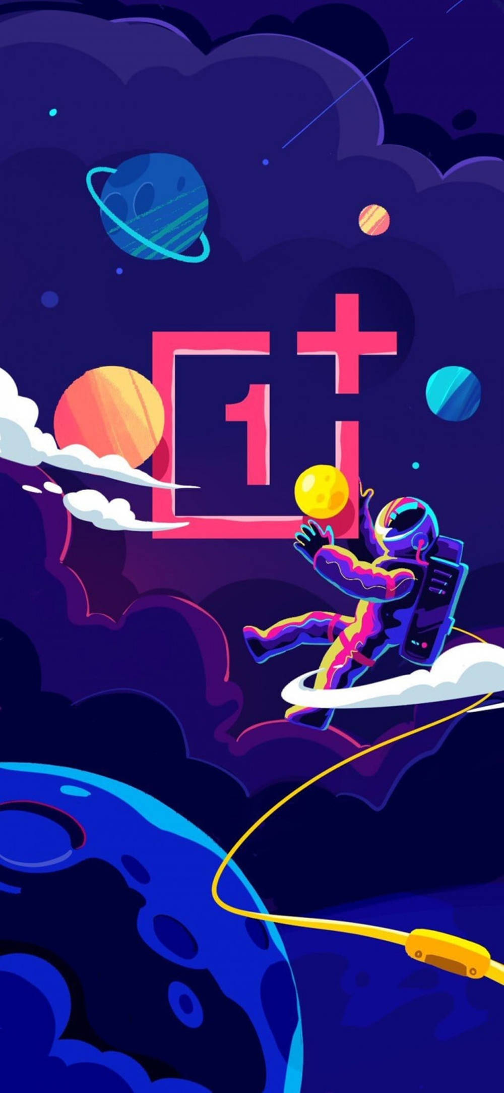 خلفية OnePlus 9 Pro رائد الفضاء خلفية