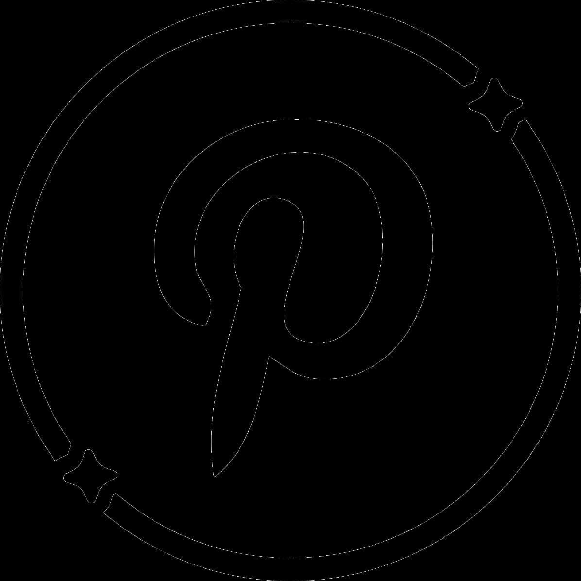مخطط شعار Pinterest خلفية
