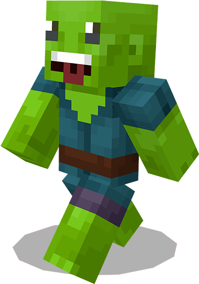 شخصية زومبي ماينكرافت.PNG خلفية