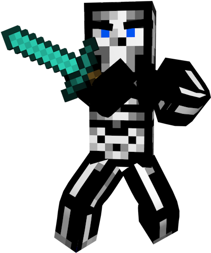 شخصية ماين كرافت بسيف.PNG خلفية
