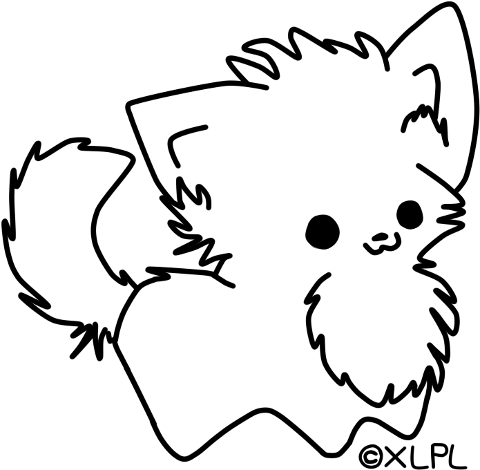 رسم قطة لطيف بقلم الرصاص.PNG خلفية