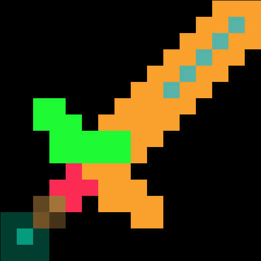 ماينكرافت: سيف الماس بيكسل آرت.PNG خلفية