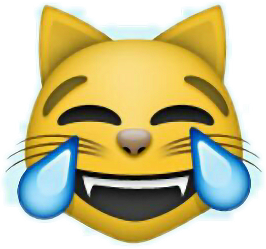 قطة_ تضحك_ إيموجي_ دموع_ الفرح.PNG خلفية