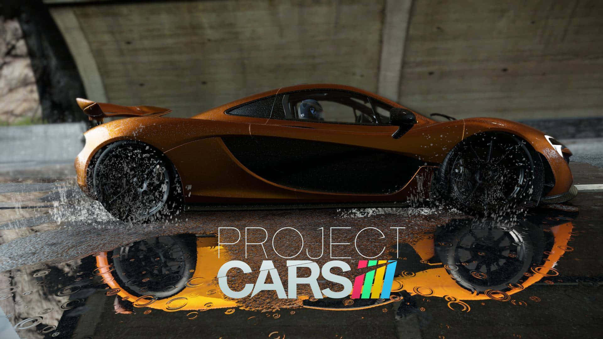 خلفية ملصق فني لسيارات Project Cars عالية الدقة خلفية