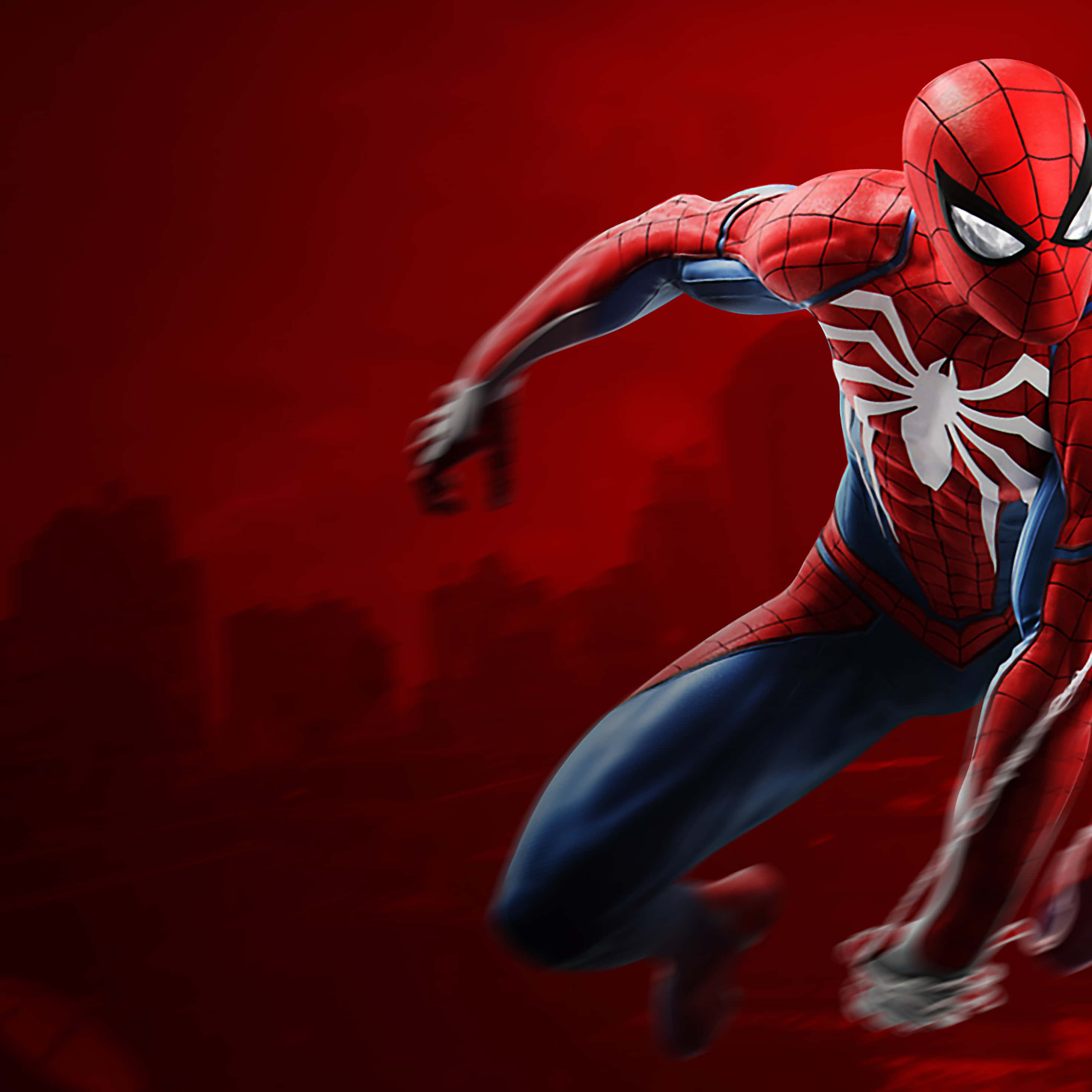صورة شخصية سبايدر مان المتحركة لـ PS4 خلفية