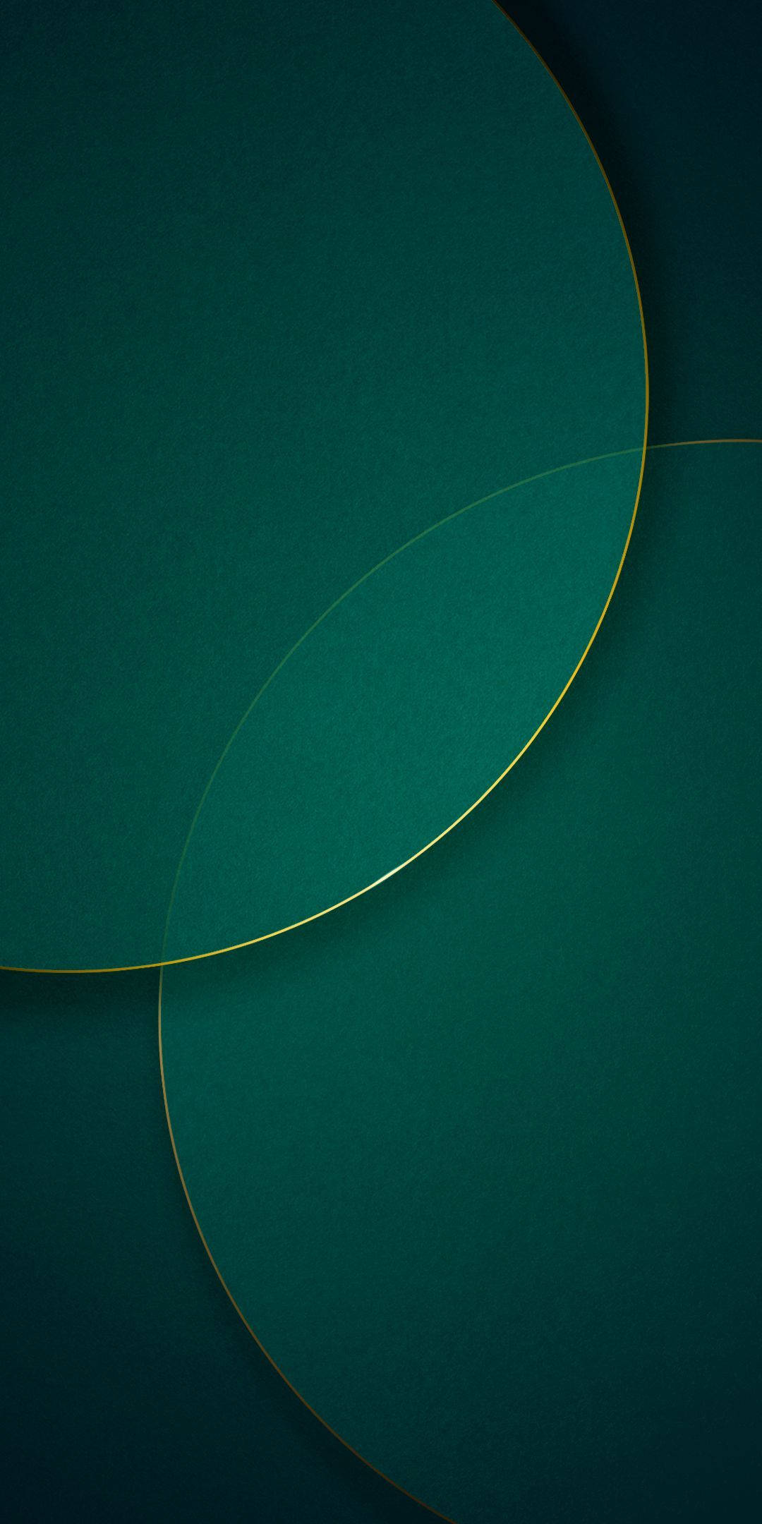 خطوط دائرية خضراء داكنة من Redmi 9 خلفية