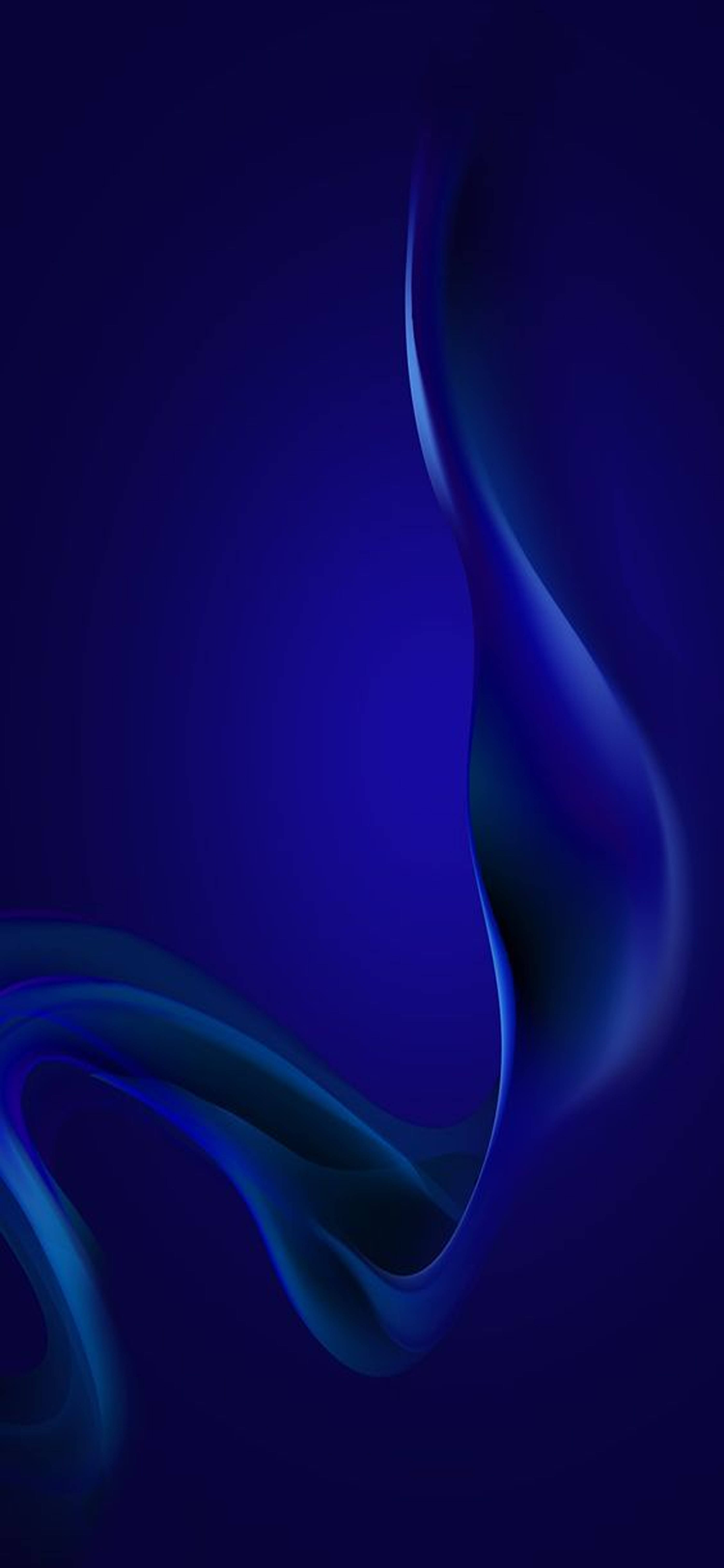 أزرق ملكي تجريدي لـ Redmi Note 9 Pro خلفية