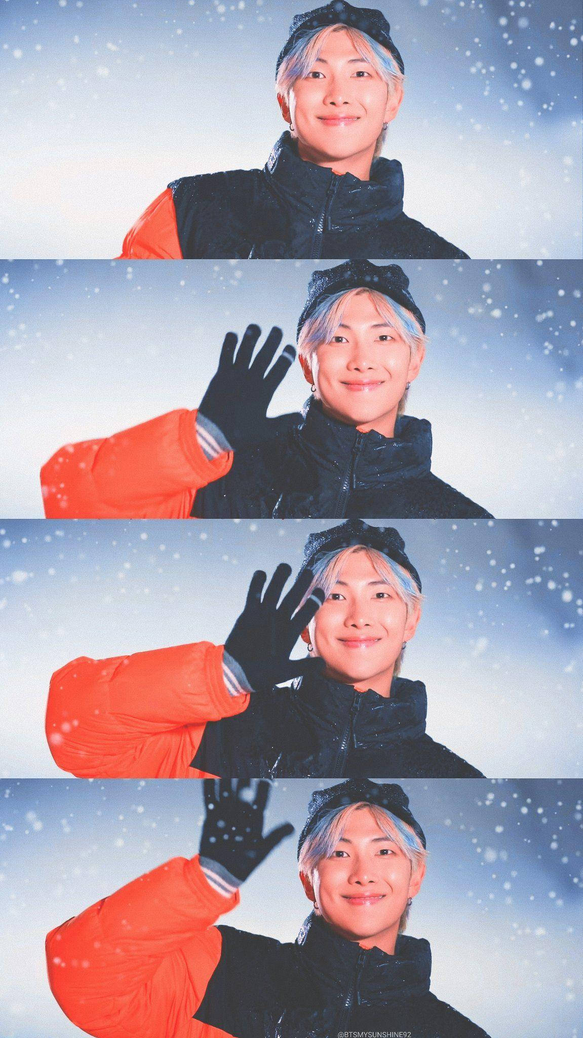 RM BTS شتاء 2020 خلفية