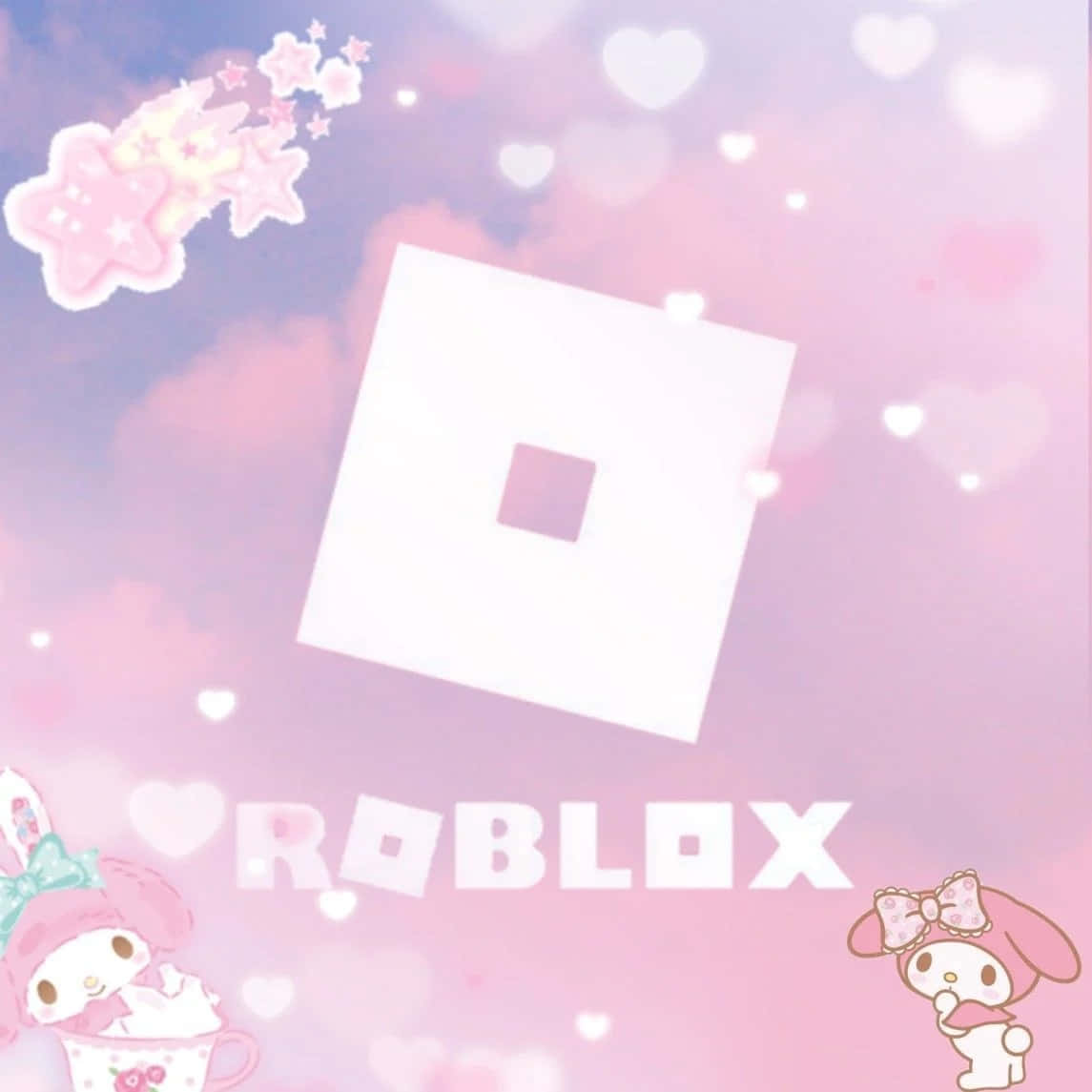 شعار Roblox كawaii جمالي خلفية