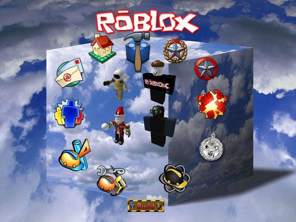صورة أيقونية تمثل قوة Roblox خلفية
