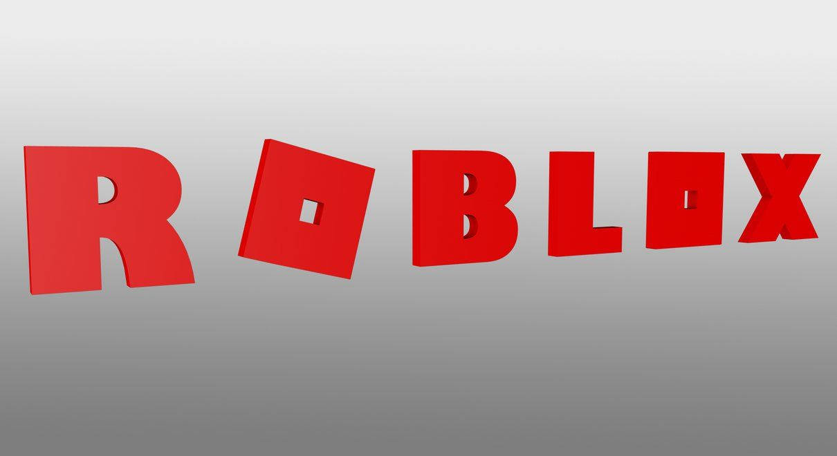 شعار Roblox ثلاثي الأبعاد رائع خلفية