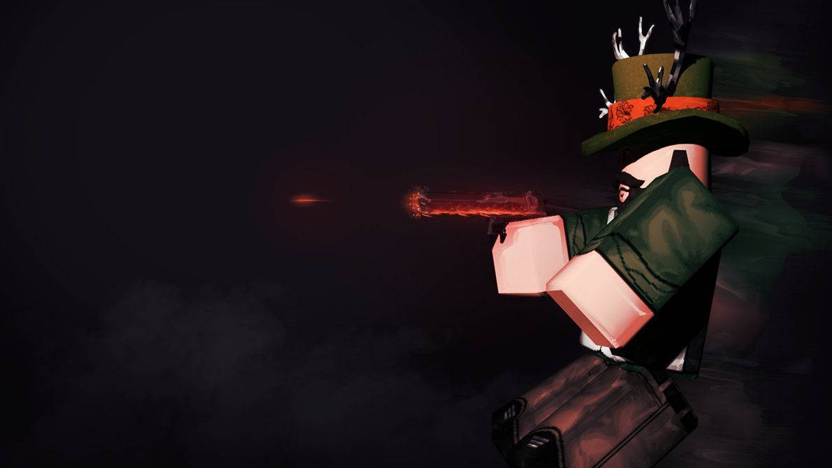 عش أجواء الغرب المتوحش في Roblox مع شخصية راعي بقر رائعة خلفية