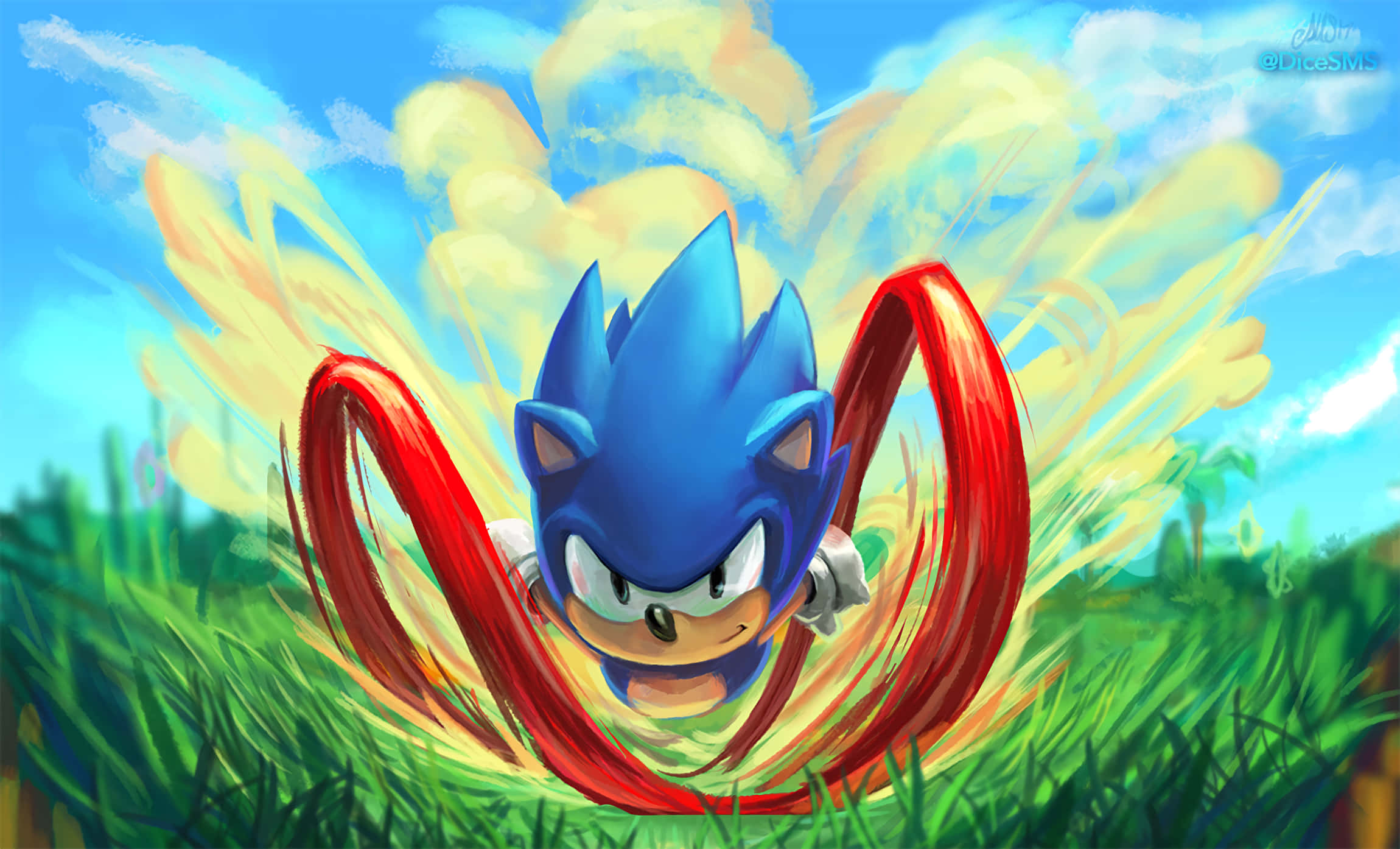 استمتع بالإثارة المذهلة للعب جميع ألعاب سونيك الكلاسيكية المفضلة لديك في لعبة Sonic Mania! خلفية