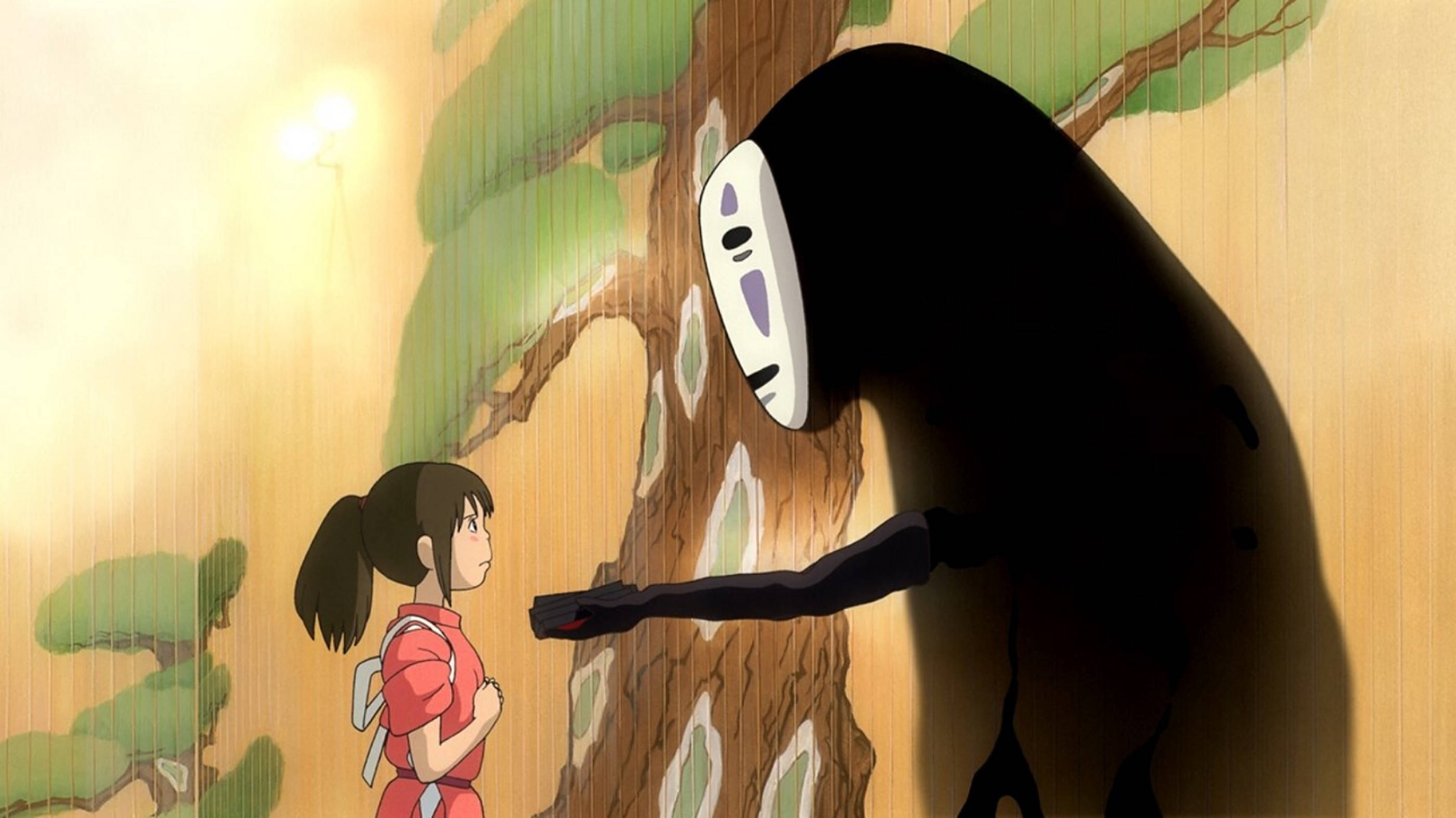 أطفال أنمي Spirited Away خلفية