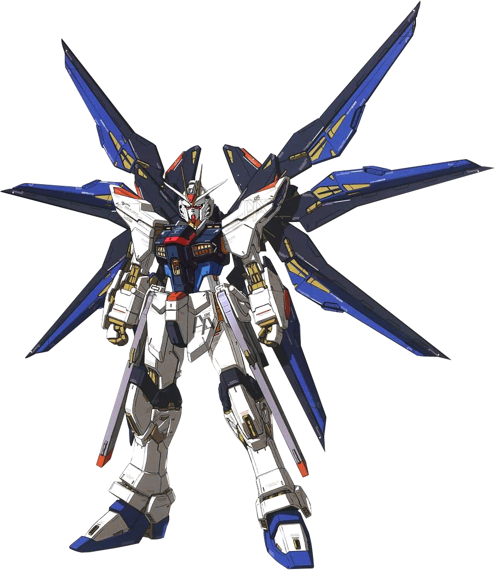 عمل فني لـ Strike Freedom Gundam خلفية