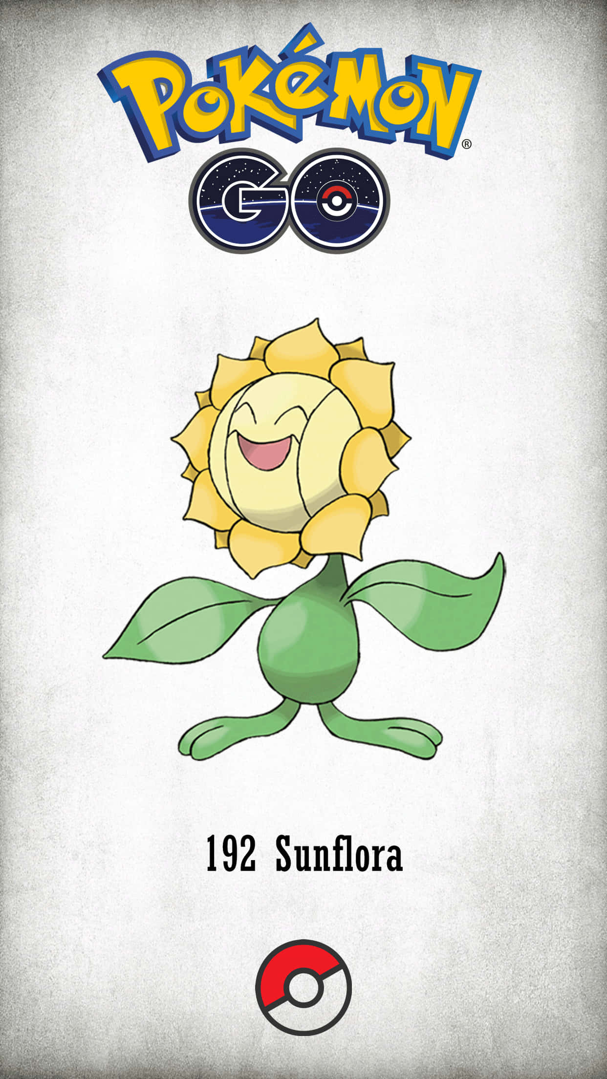 Sunflora في بوكيمون جو خلفية