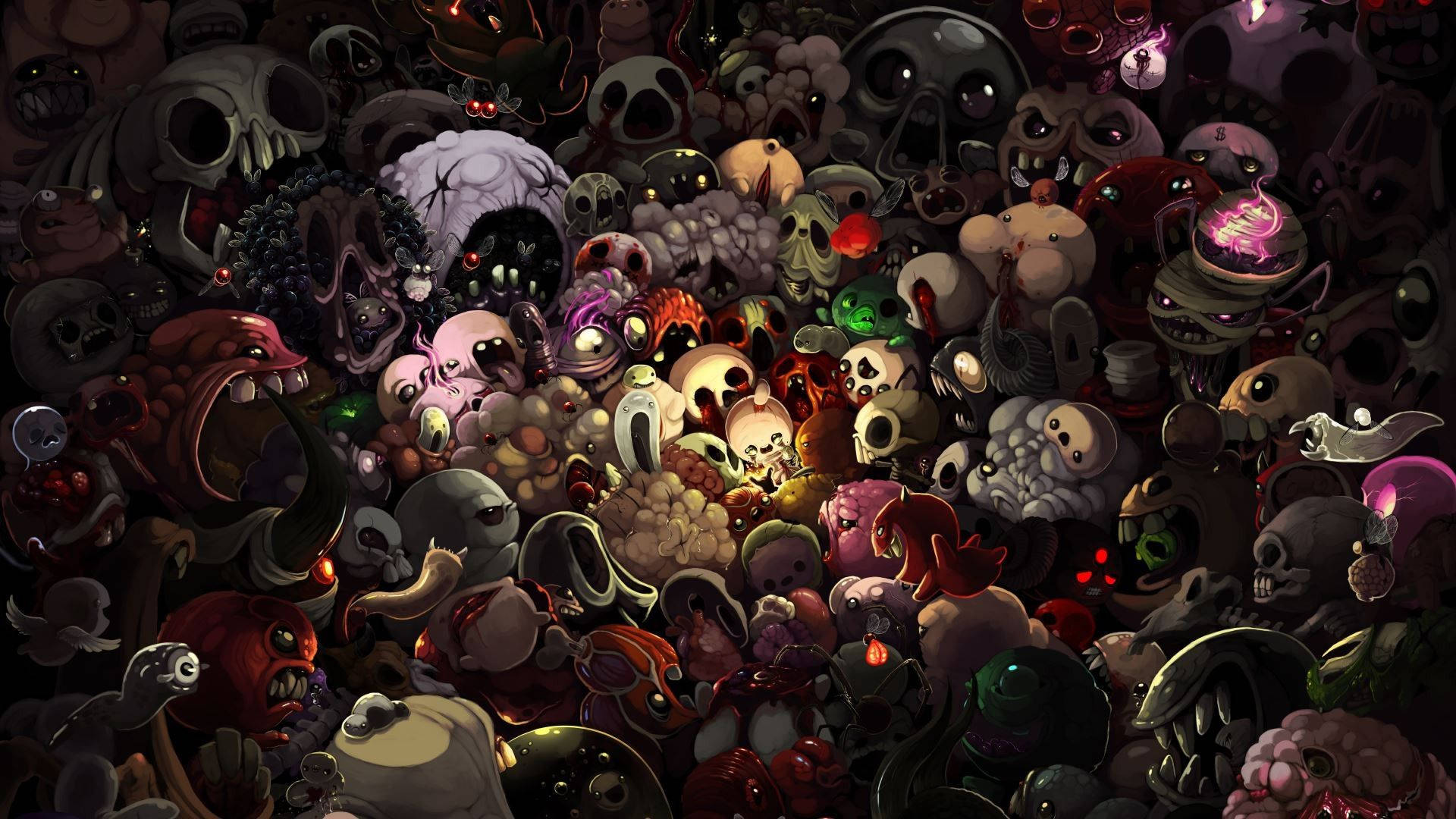 لعبة The Binding of Isaac الحية خلفية