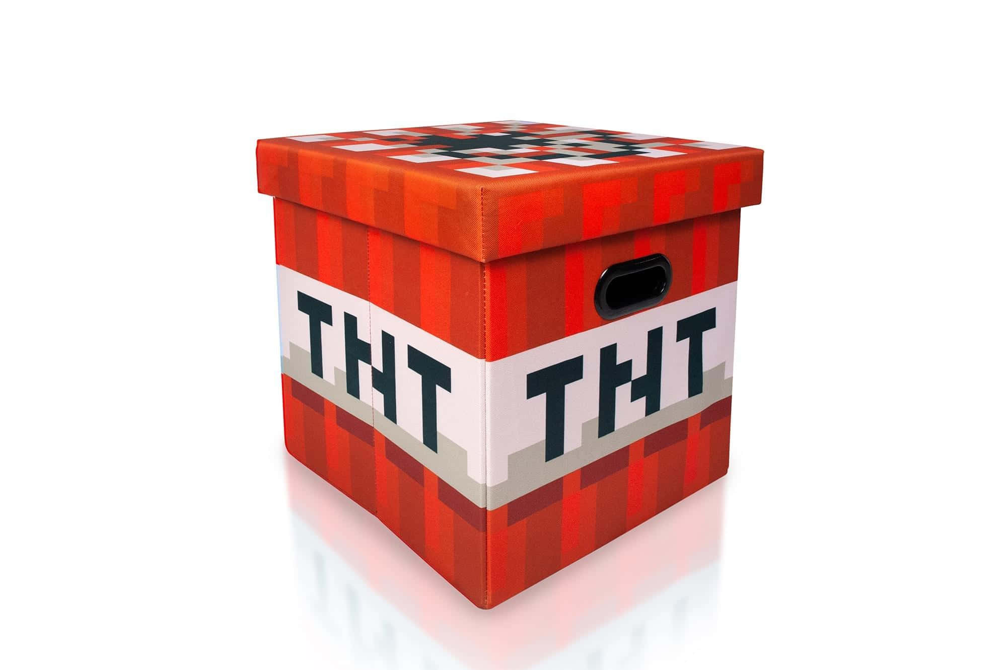 صندوق مع TNT ماينكرافت خلفية