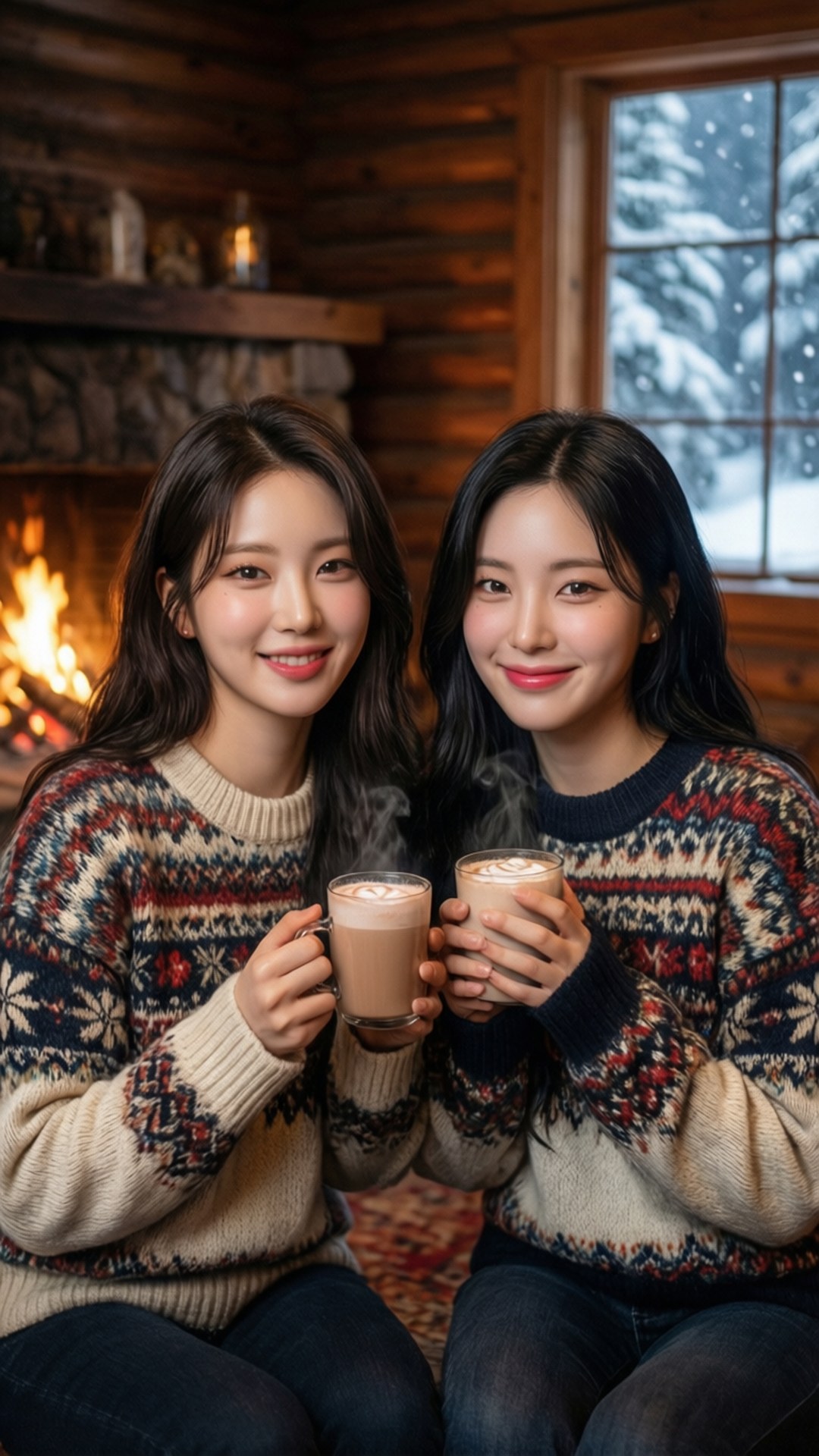 TWICE الشتاء الدافئ خلفية