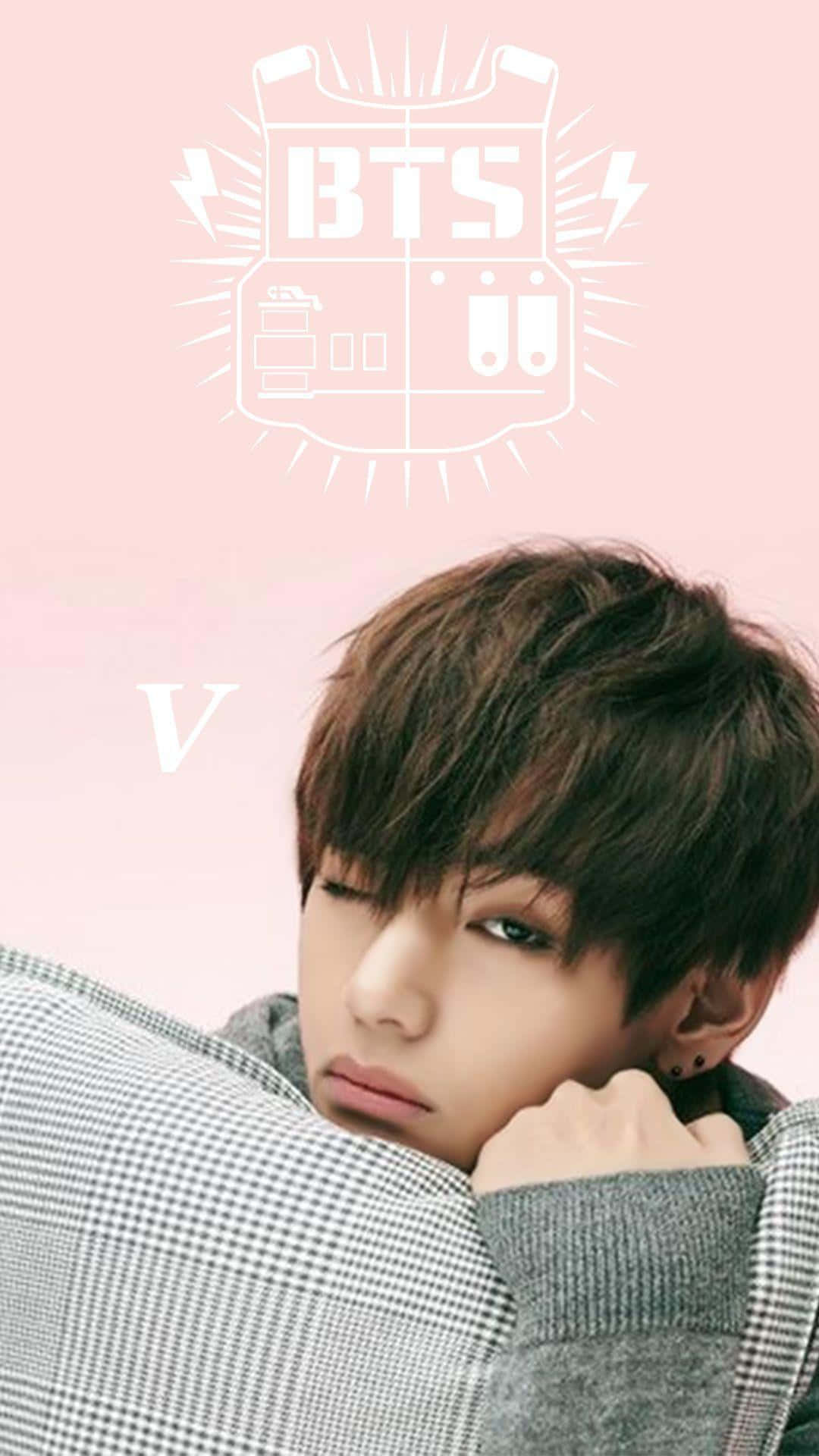 V من فرقة BTS، هناك من أجلك خلفية