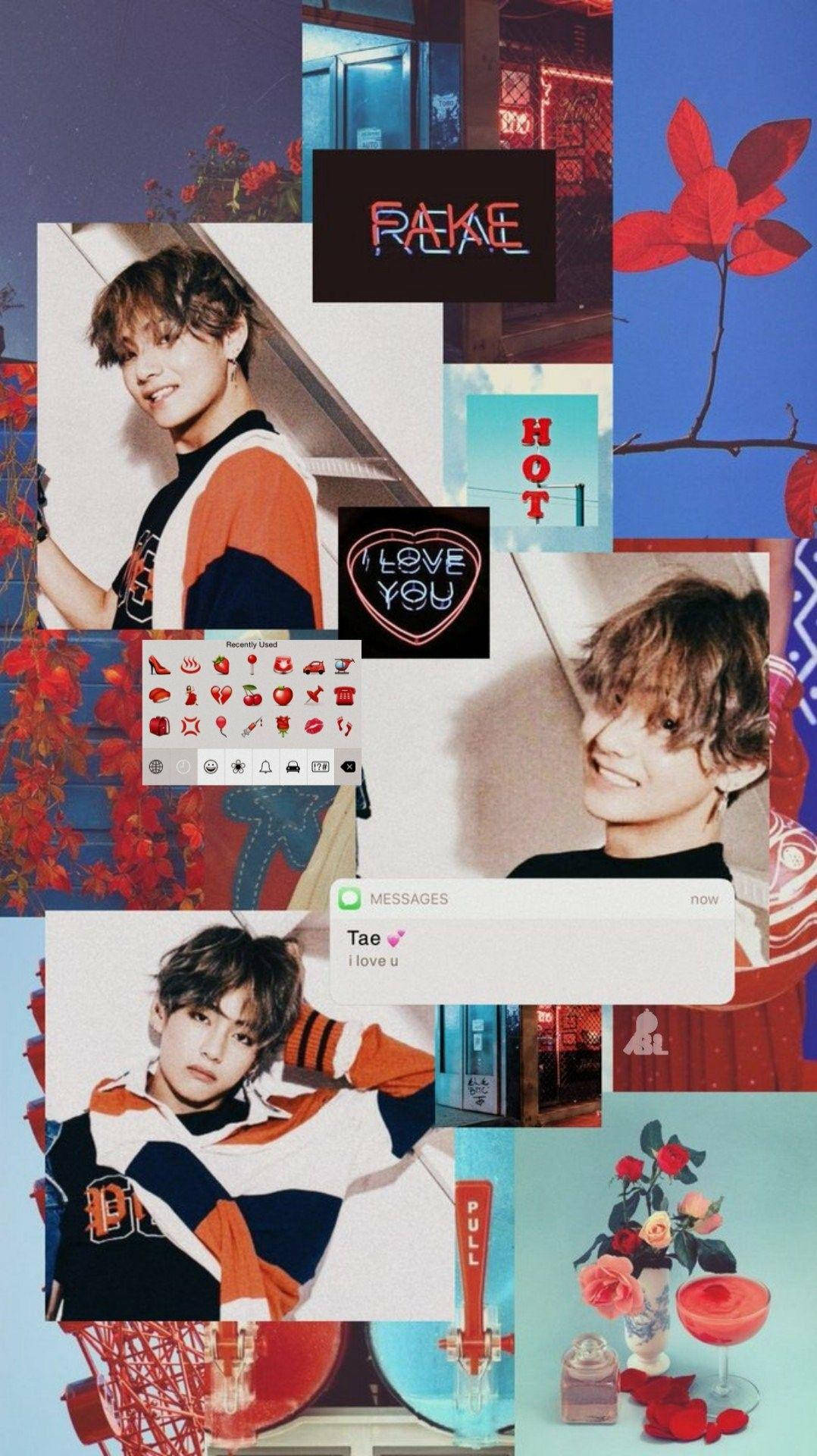 أجواء الخريف مع العضو V من BTS خلفية