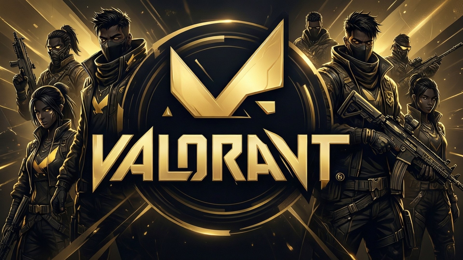 أناقة شعار Valorant خلفية