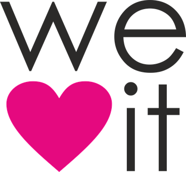 شعار We Heart It خلفية